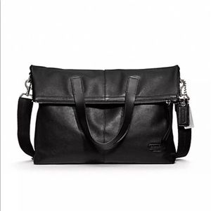 COACH Perforated Foldover Tote